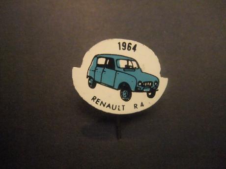 Renault R4 1964  ( eerste voorwielaangedreven personenauto van Renault.) oldtimer blauw